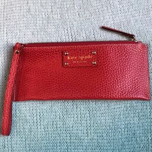 Kate Spade wristlet - red